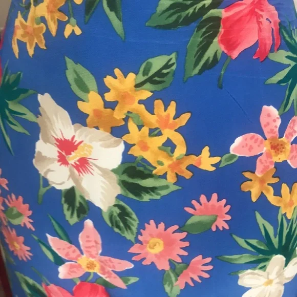 Beautiful wrap Hawaiian silk skirt - Picture 6 of 7